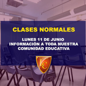 Clases día lunes 11 de junio